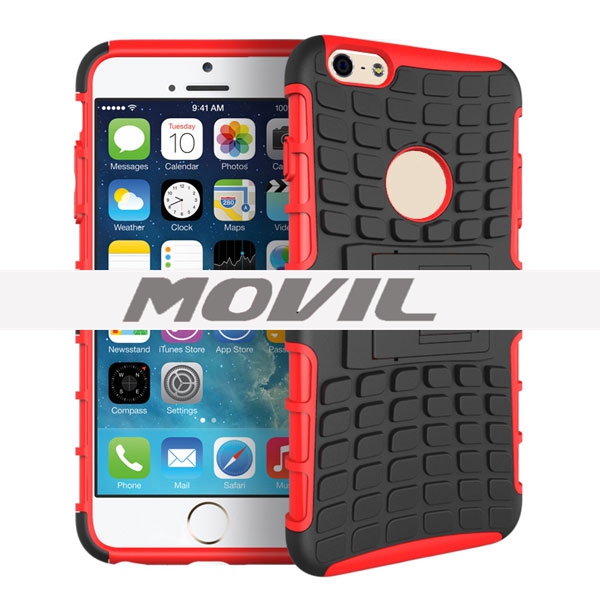 NP-1903 2 en 1 funda para iPhone 6 plus con soporte-10